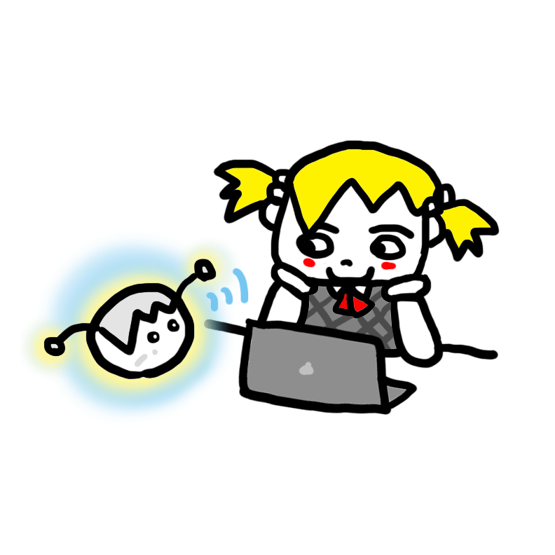 AIと協働中のイメージイラスト