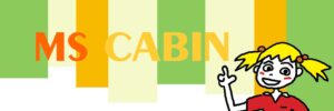 MSキャビンのロゴとシンボルキャラクター